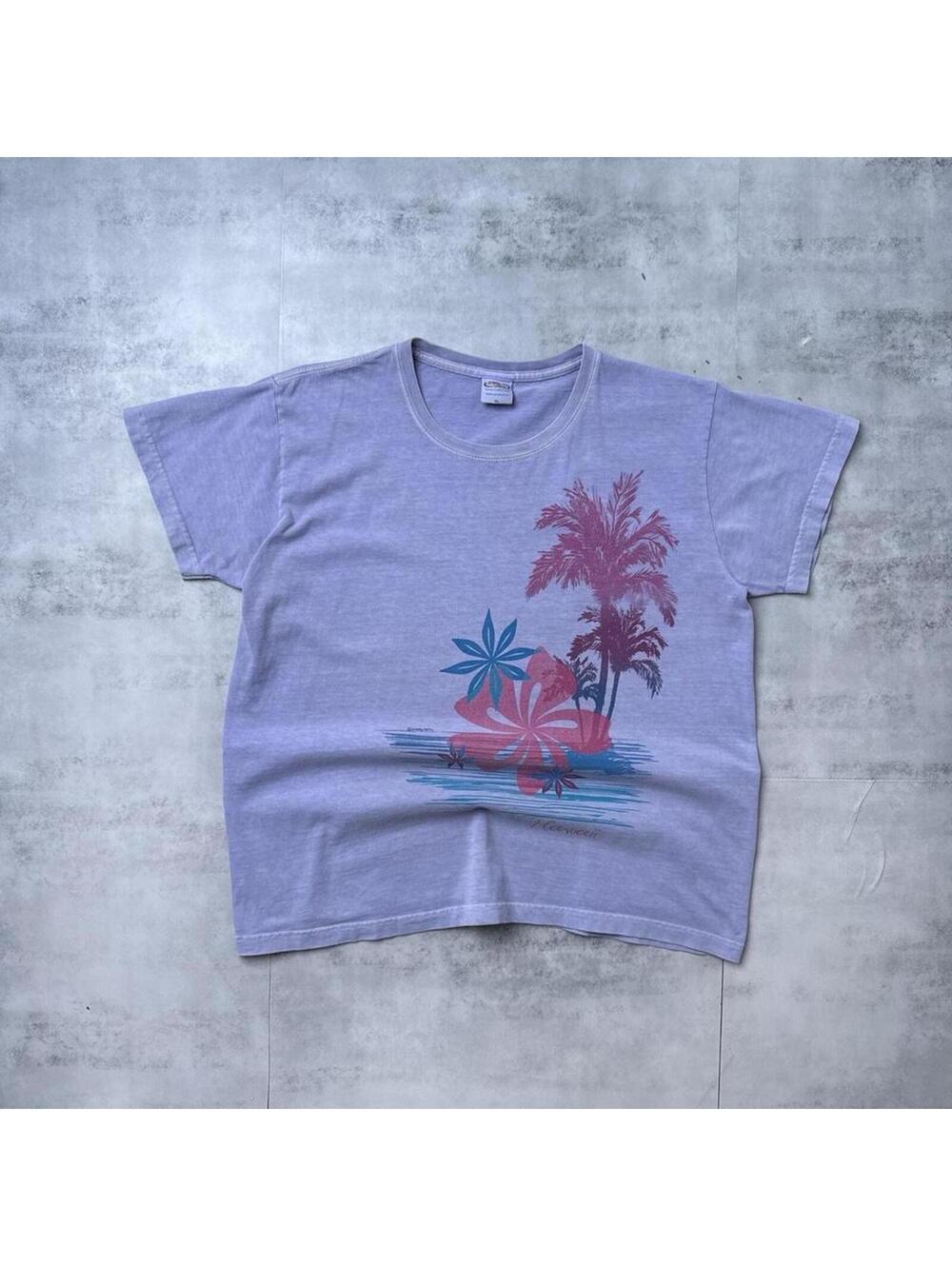 Y2K Hawaii 00s Purple Crazy Shirt t shirt